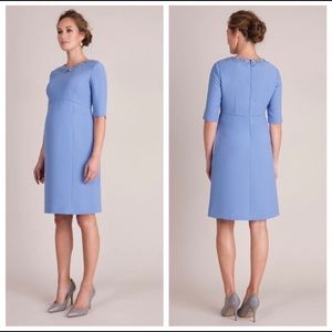 Seraphine | Juliet Blue Maternity Sheath Dress 2